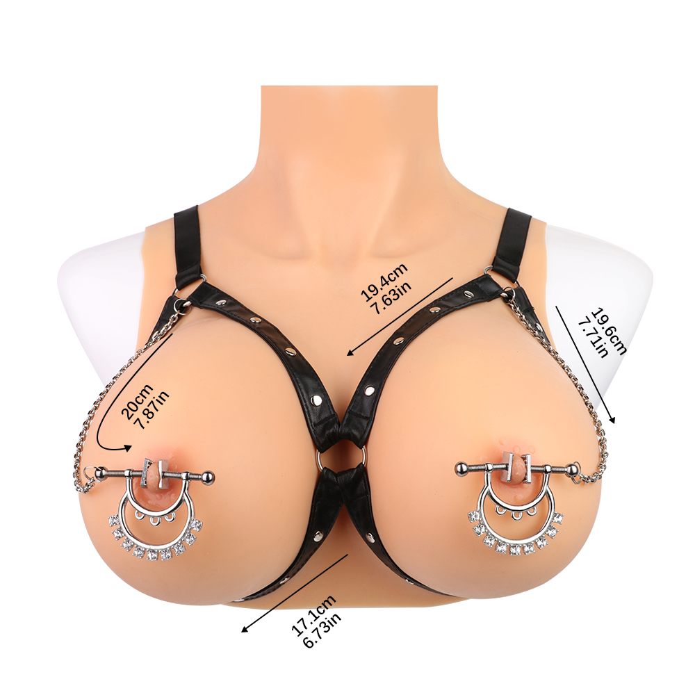 QKKQ-C8083 Nipple Clamps Magnesium Desire Diamond Belt - Image 4
