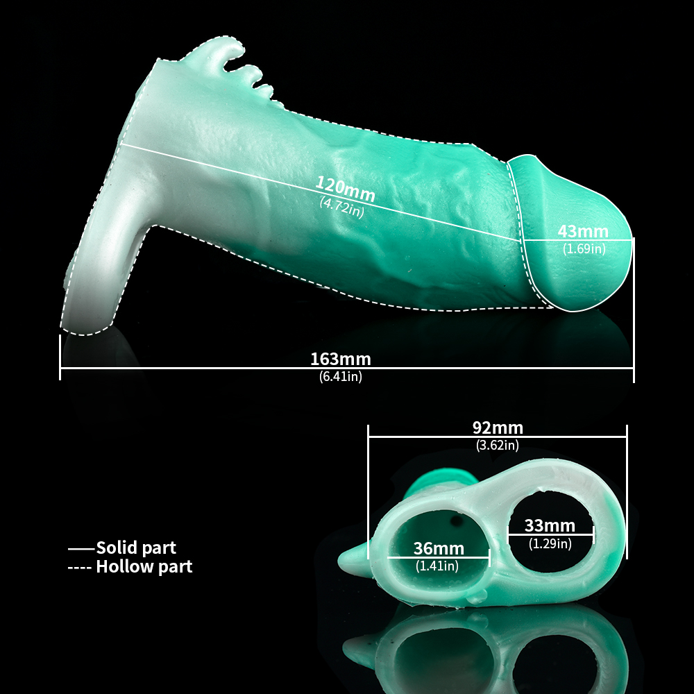 FRRK-310 Hot Design Fantasy Penis Sleeve for Male - Image 9